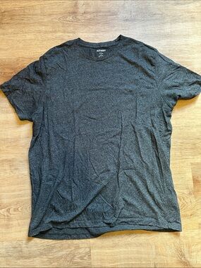 Old Navy Men's Dark Heather Gray Short Sleeve Crew Tee